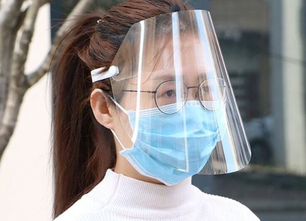 

hd clear transparent anti-fog dust virus protective face mask kids face protection multi-function oil-splash proof mask lly