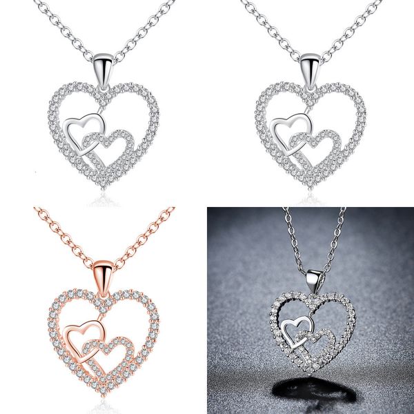 

pendeloque cut necklace woman personality small fresh clavicle chain concise temperament ornaments vintage flower necklace mens necklaces, Silver