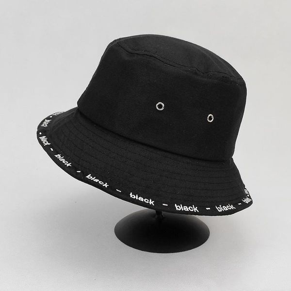 

2019 cotton solid color thickening bucket hat fisherman hat outdoor travel sun cap hats for women 446