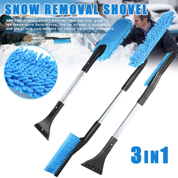 

1 set car snow shovel multifunctional windshield window scraper cleaning tool for winter vehicle m8617