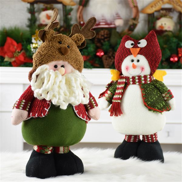 

christmas santa claus snowman dolls christmas tree decorations natal figurine kids gifts new year adornos de navidad