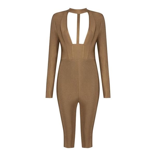 

оптовая торговля-22016 мода тенденция женская весна новый сексуальный бордовый коричневый длина до колен бандаж комбинезоны оптовая дропшипп, Black;white