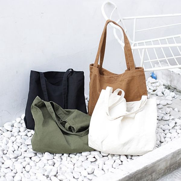 

fashion women canvas tote shopping bags handbag bags ladies casual shoulder bag