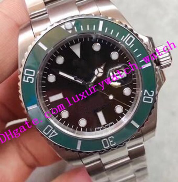 

u1 factory men wristwatch 116610 114060 116618 116613 116619 glidelock clasp 40mm ceramic bezel 2813 automatic luxury watch ing, Slivery;brown