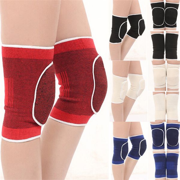 

knee pads for dance gym bike volleyball all sports exercise protector pad women men, Black;gray