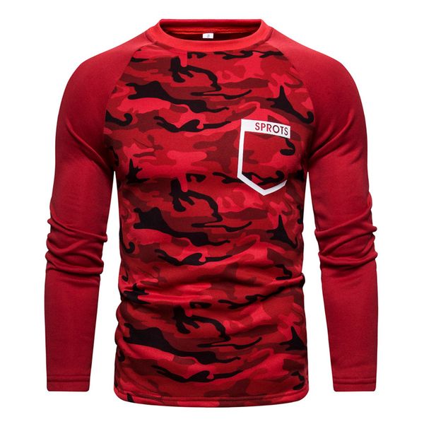 

long sleeve shirts men camouflage pullovers spring autumn hoodies fashion jumpers steetwear cotton hoodie mens clothes euro size, Black
