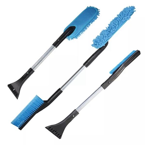 

3 in 1 detachable multifunction snow brush with ice scraper garden car snows removing shovel tool