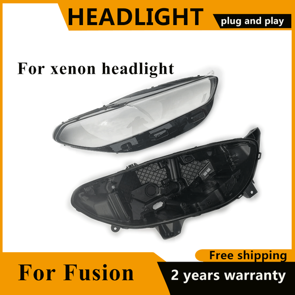 

car styling for mondeo fusion 2013-2020 headlight cover, fusion headlight glass, back cover