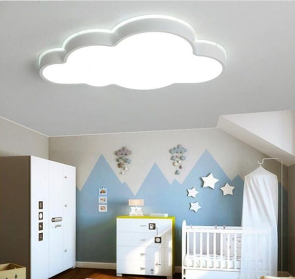 lustre de plafond moderne Nuvole Plafoniere a led moderne per camera da letto Sala studio Camera per bambini Bambini Rom Cartone animato Luci per bambini MYY