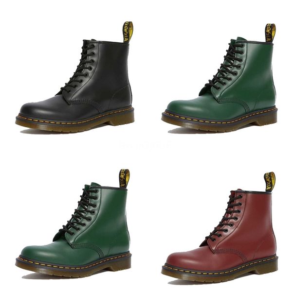 

2020 european and american style casual short womens boots leather high to help wild womens martin boots#934, Black