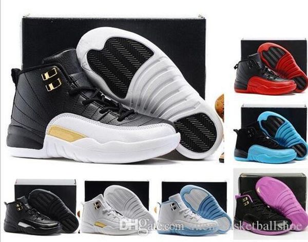

new boys girls 12 12s kids basketball shoes childrens 12s gym red pink and white purple french blue toddlers birthday gift