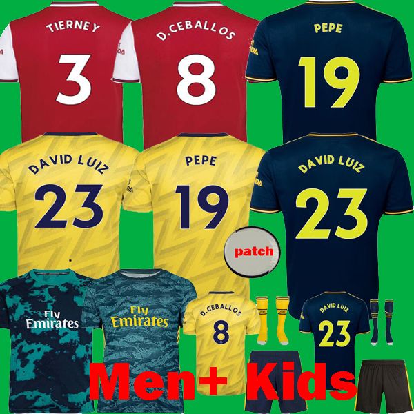

nicolas 2019 2020 soccer jerseys 19 20 kids kits camisetas henry maillot long goalkeeper football shirts, Black;yellow