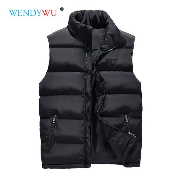 

black men vest 2019 winter male waistcoat slim fit sleeveless jacket casual vest man plus size -4xl drop shipping, Black;white