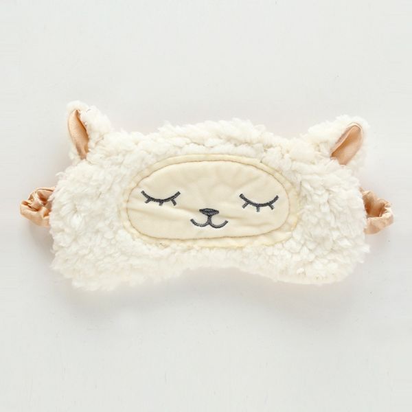 

1 pc sheep style relaxing eyeshade sleeping mask black mask bandage on eyes
