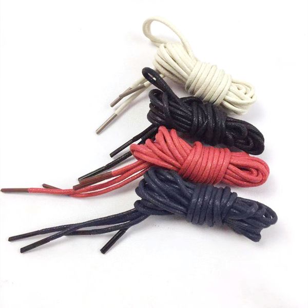 

wholesale 1 pair of round laces men and women boots accessories laces round rope martin boots laces, White;pink