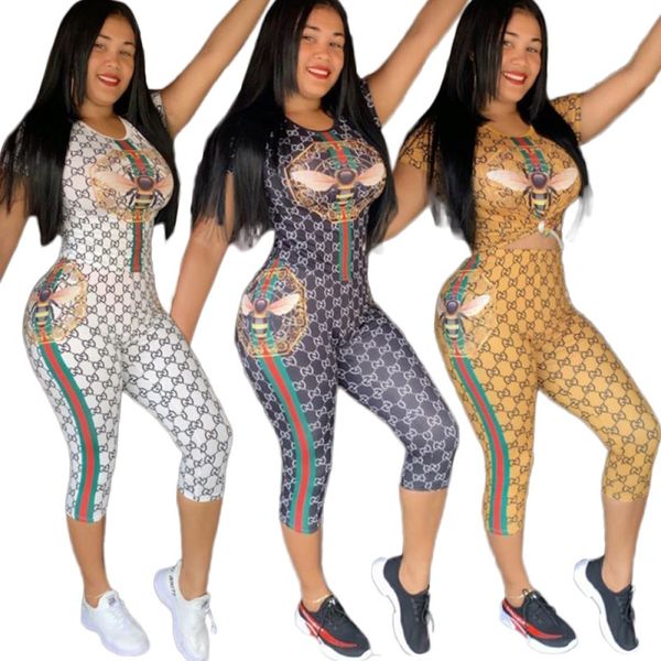 

женские 2 шт комплект tracksuit брюки рубашки обмундирования короткий рукав спортивная рубашка брюки sweatsuit пуловеры колготки спортивная, Black;gray