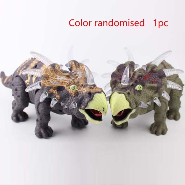 

real movement electric dragon non-toxic walking sounds figure kids gift interactive plastic tricera model games dinosaur toy