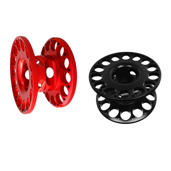 

2pcs aluminum alloy scuba diving finger reel guide line spool accessories