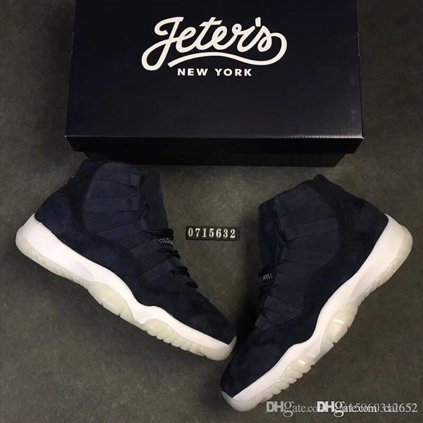 

New J ordan Air 11 dark blue retro pig eight wins 96 men's sports shoes basketball shoes