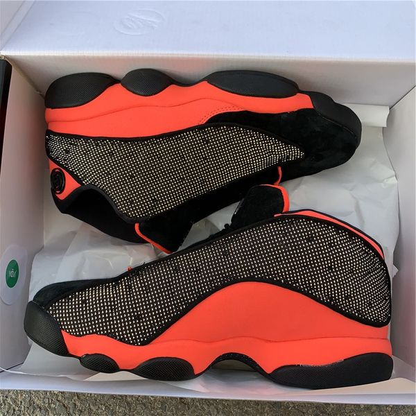 

with Box 2019 Mens and Womens Brand Designer Basketball Shoes 13S Sneakers Infra-Bred Low for Men Sports Shoes Trainers Size US7-13