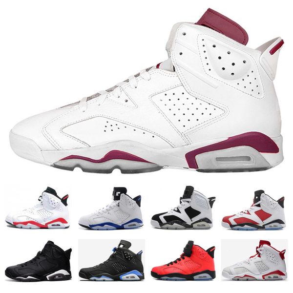 

mens 6 6s basketball shoes black infrared alternate hare black cat maroon unc carmine olympic sport blue athletic sneakers