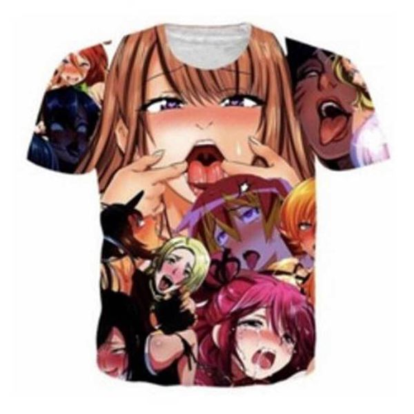 

2019 fashion classic anime cartoon 3d print t shirt men women tshirts summer casual short sleeve o-neck camisetas q653, White;black