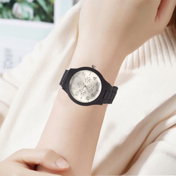 

reloj mujer women watches stainless steel band digital dial quartz wristwatches luxury fashion ladies clock elegant saat xb40, Slivery;brown