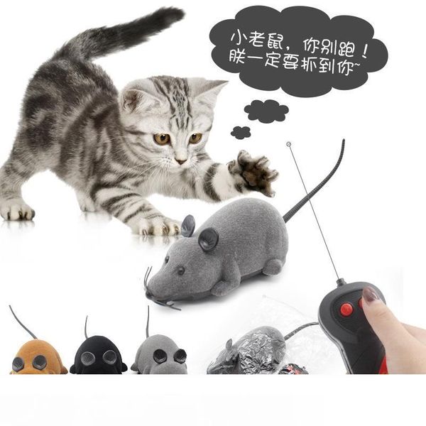 

funny kitty toys mouse wireless remote control simulation mouse motor-driven the cat pets toys bring remote control