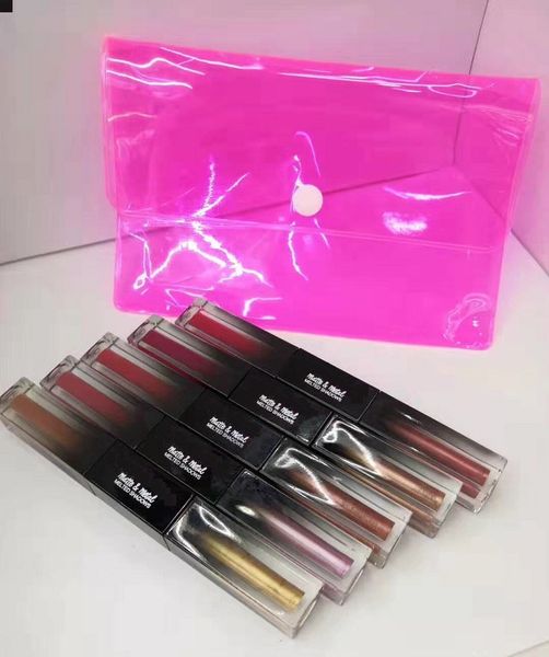 

2018 new beauty eye makeup double head liquid eye hadow et 5pc et highlighter liquid eye hadow liquid melted hadow co metic