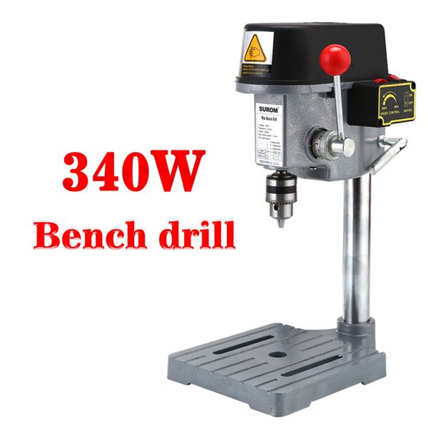 

220v 0.6mm-6.5mm mini multi-function small electric drill machine 340w micro bench drilling machine 1pc