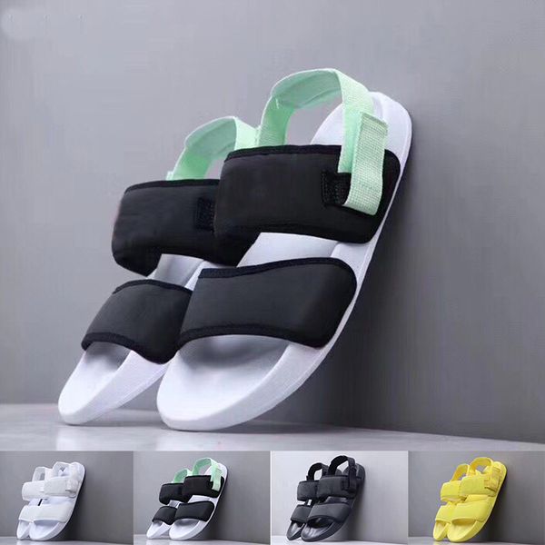 

New Summer Women Men Designer Sandals Black White Yellow tory sandals Fashion Luxury Beach Party Slippers Upstream Slides Shoes