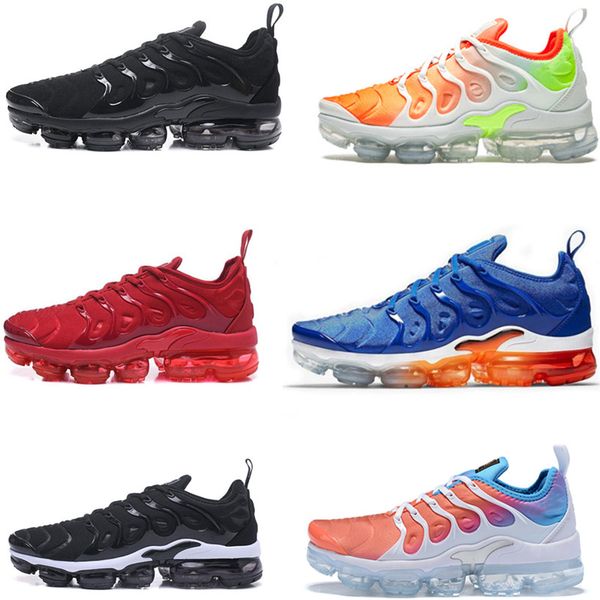 

Rainbow tn plu men women hyper blue running hoe triple black white un et blue wolf grey de igner port neaker trainer 36 45 with box