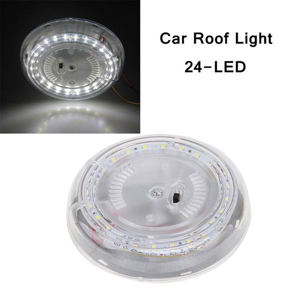 

universal led roof ceiling interior reading light for car trailer rv 12v dc indoor vehicle lamp
