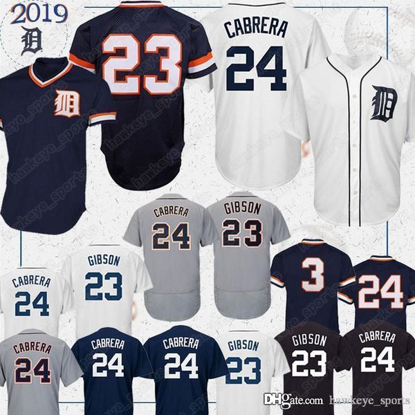 

detroit jerseys tigers 23 kirk gibson 24 miguel cabrera 3 alan trammell baseball jerseys sell shirts, Blue;black