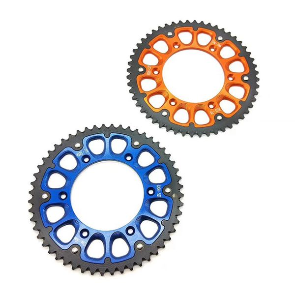 

motorcycle sprocket chain plate tooth plate gear 52 t hj250h kews k16 k18 sx sxf exc 125 200 250 350 400 450 500 2002-2018
