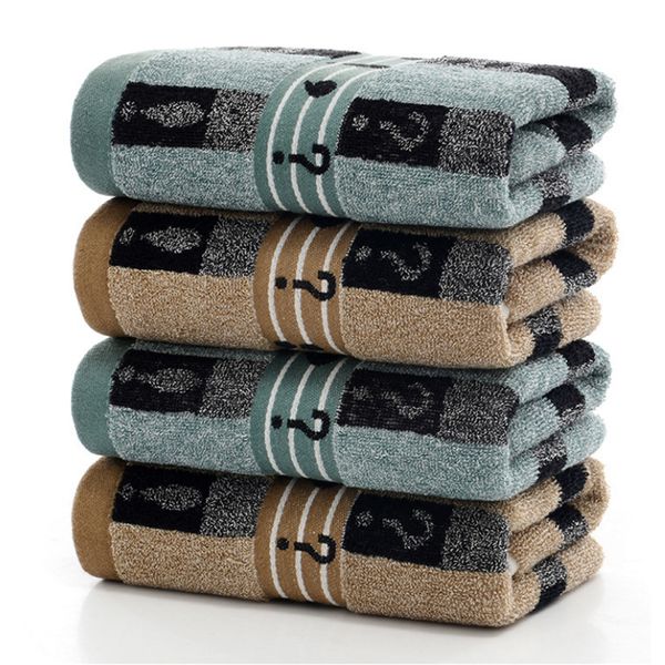 

manufacturers wholesale cotton towel double sided 32 shares face wash bath jacquard dark towel men and women absorb water to increase