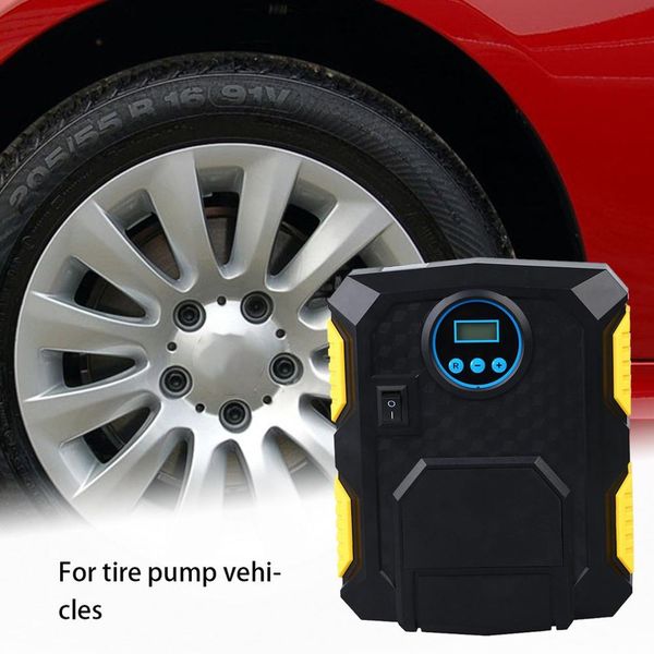 

12v digital tire inflator tire inflator car air compressor automatic portable pump fast for mini auto