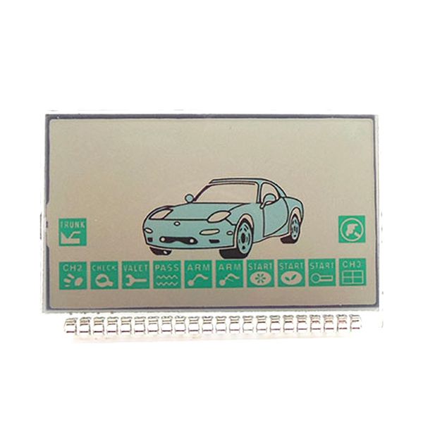 

a9 lcd display screen for russian version two way car alarm system starline a9 a8 lcd remote controller keychain key fob chain