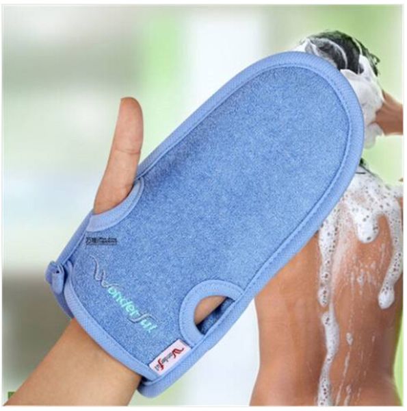 

wholesales back brush scrub gloves exfoliating body towel massage