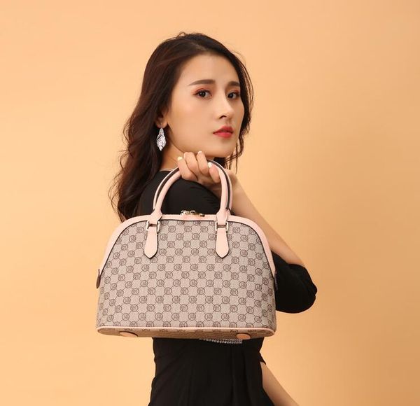 

wholesale 2019 new handbag cross pattern synthetic leather shell chain bag shoulder messenger bag fashionista 225 #