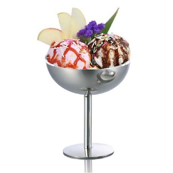 

2x soda fountain нержавеющей сталь бокаловидной мороженная чаша закуска кубок чаша