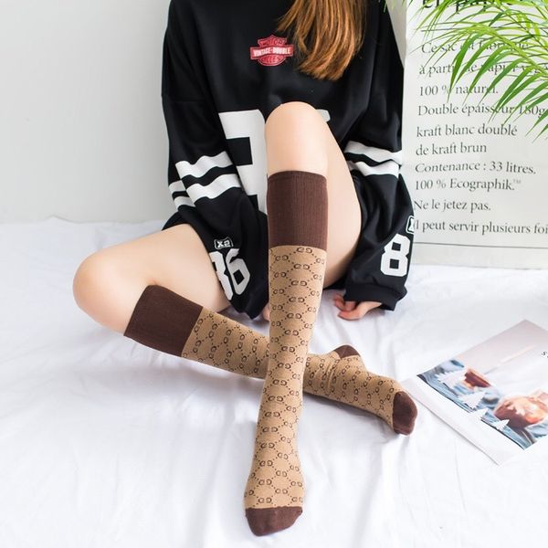 

Streetwear tocking kateboard men women brand de ign ock over ankle teenager contra t color cotton tocking