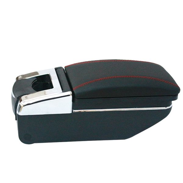 

luxury universal armrest car arm rest center console rotatable storage box without punching