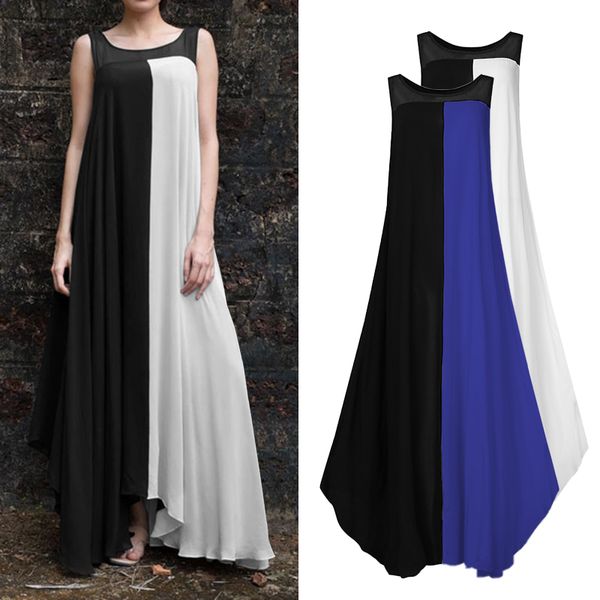 

zanzea женин локђное ве длиннй маки плае женин плжна вееѬинка vestidos 202, Black;gray