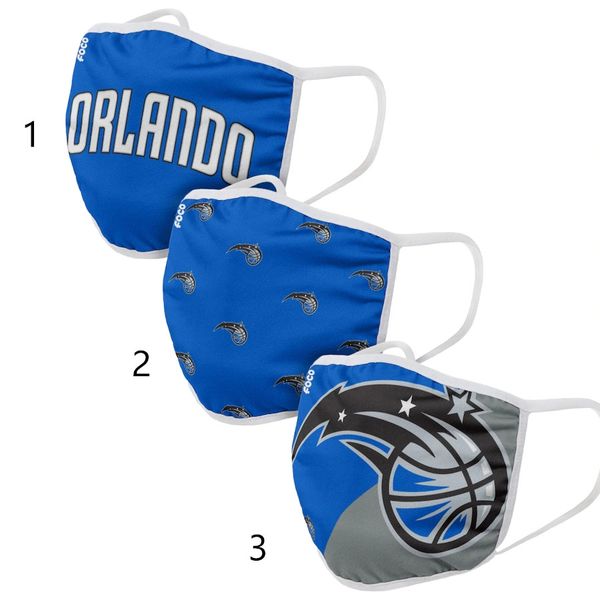 

orlando magic men women foco cloth face covering 3-pack pm 2.5 filter, Black