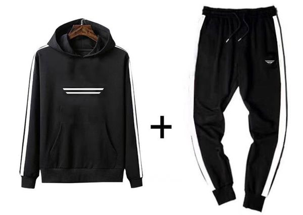 

дизайнер мужские костюмы спортивная одежда мода 2pcs топы + штаны активные костюмы женщины long brand logo спортивные костюмы плюс размер оп, Gray