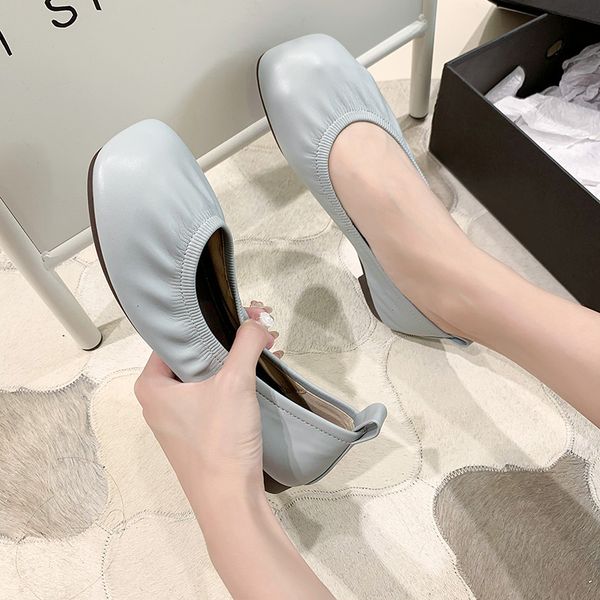 

all-match sandals elastic band strappy heels 2020 summer soft women's low shoes mary jane suit female beige slip-on lace up, Black