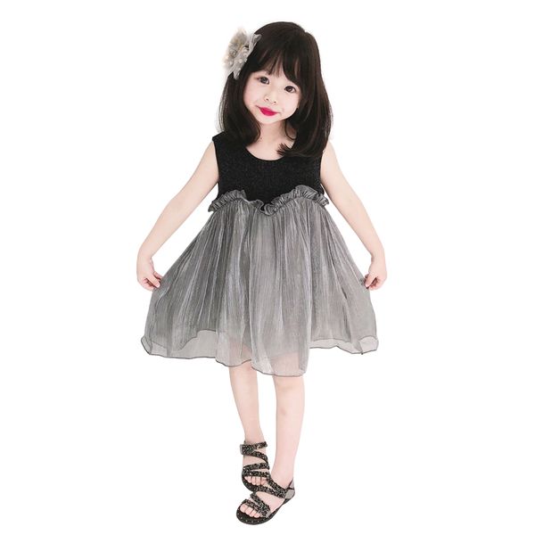 

gray black christmas princess costume age for 1-8 yrs baby girls shine tulle party evening gown kids summer vintage noble frocks, Red;yellow