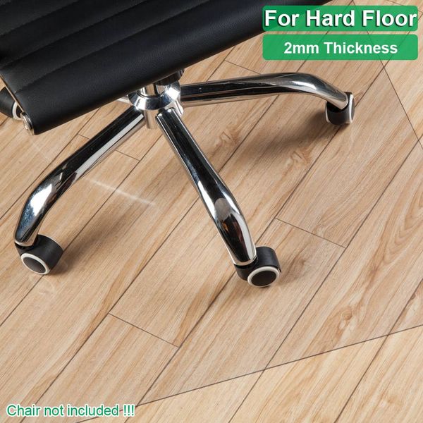 

office chair mat,pvc dull polish chair mat protection floor mat 90x120x0.2cm rectangular eco-friendly series chair floor protector