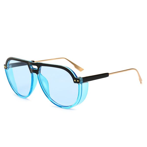 

women fashion vintage gradient female eyewear uv400 glasses retro oversize cat eye sunglasses eye care tool ing, Silver